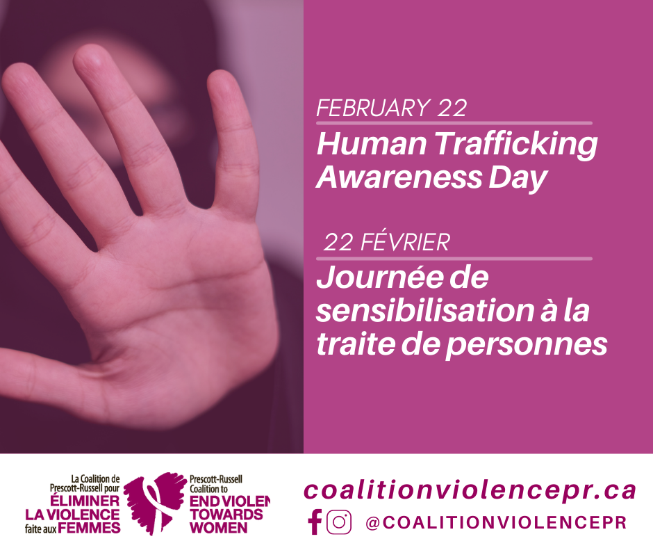 Journée de sensibilisation à la traite de personnes